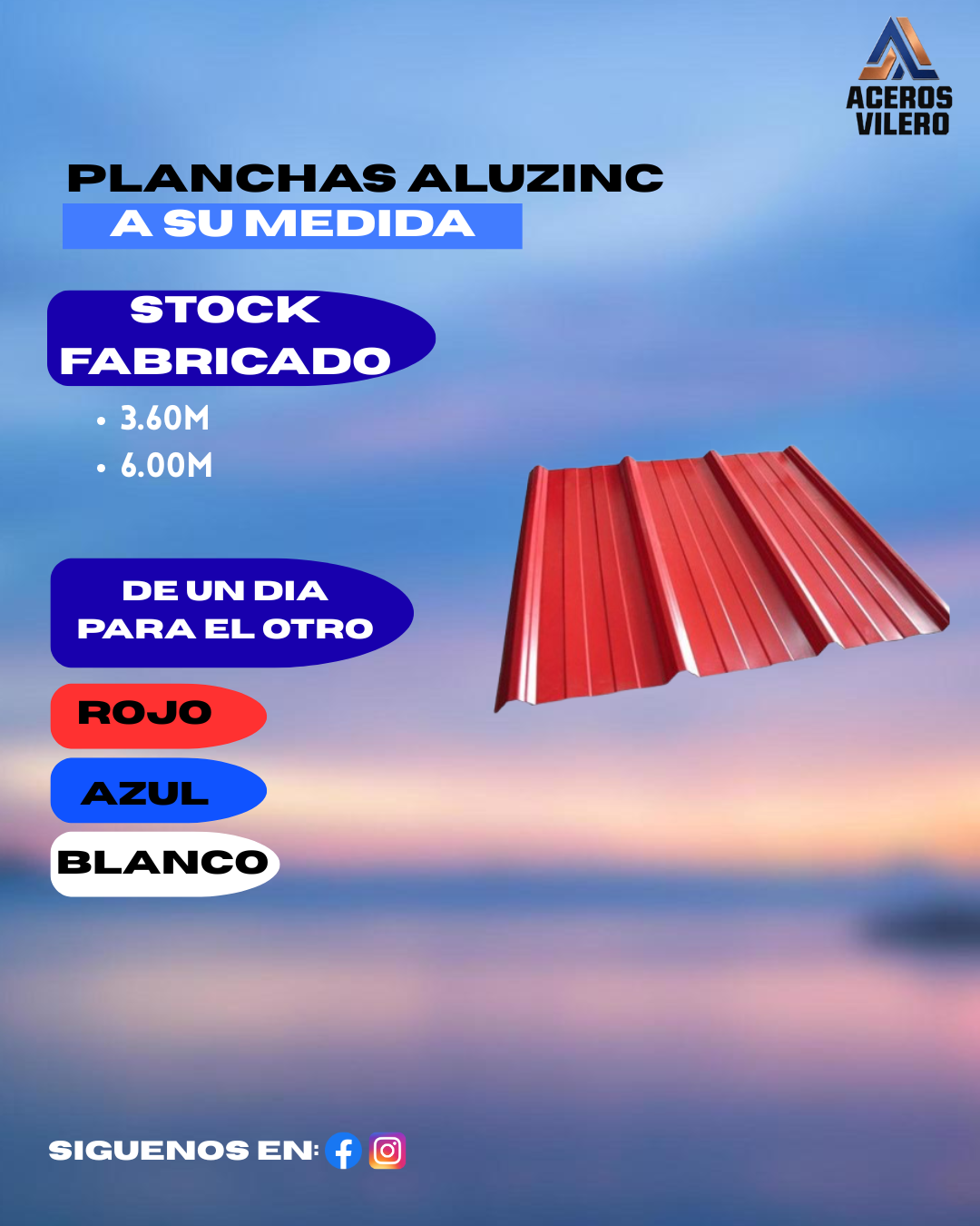 Planchas Aluzinc